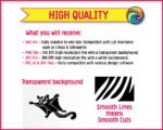 Silhouette image of a flying sugar glider with wide gliding membranes, fluffy curled tail, big cartoon eyes, tiny paws, and adorable face markings in a bold silhouette style. This sugar glider clipart captures the playful look of this Australian marsupial with clean high contrast lines perfect for decals and crafting.