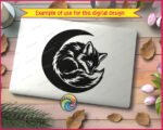 Fox Asleep In Moon - Image 2