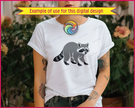 This raccoon svg shows a full body raccoon standing on all fours with a striped tail, masked face, and detailed paws in classic grey and black shades. It is a high quality vector with smooth clean lines on a transparent background, easy to cut and weed or use as clipart for printing and digital projects, and this woodland trash panda design is built as a layered vector file so each colour cuts separately for a multi-layer decal. The pose and expression capture that curious masked bandit critter look so many people love about raccoons, making this a design you will want to use again and again.